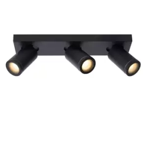 Image of Taylor Modern Ceiling Spotlight Bar Bathroom - LED Dim to warm - GU10 - 3x5W 2200K/3000K - IP44 - Black
