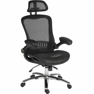 Image of Teknik Office Harmony Mesh Executive Chair, Black