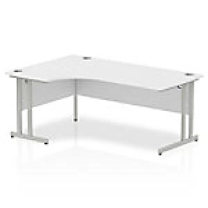 Image of Impulse Cantilever 1800 Left Hand Crescent Desk White