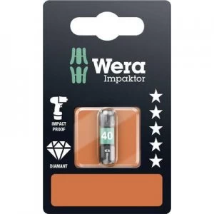 Image of Wera 867/1 IMP DC SB SiS Torx bit T 40 Tool steel alloyed, DLC coated D 6.3