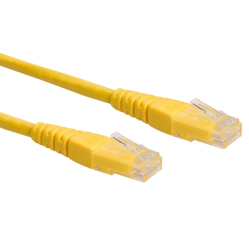 Image of ROLINE UTP Patch Cord Cat.6. yellow 0.3m