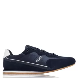 Image of Hugo Boss Rusham Low Profile Trainers Black Size 10 Men