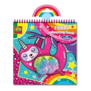Image of SES CREATIVE Furry Colouring Book, 3 Years or Above (00112)
