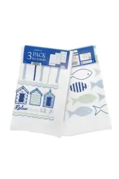 Image of Catch of the Day Tea Towels Set of 3