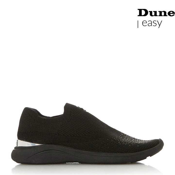 Image of Dune Black 'Easy Slip On' Slip On Trainers - 3