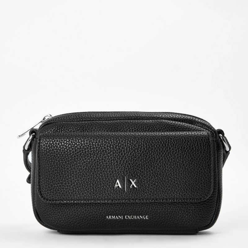 Image of Armani Exchange Womens Messenger Camera Bag Black female One Size