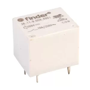 Image of Finder 36.11.9.009.4011 PCB Mount Relay 10A 9VDC SPDT-CO
