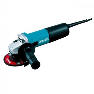 Image of Makita 9557NBR 115mm Anti-Restart Grinder 840W 110V