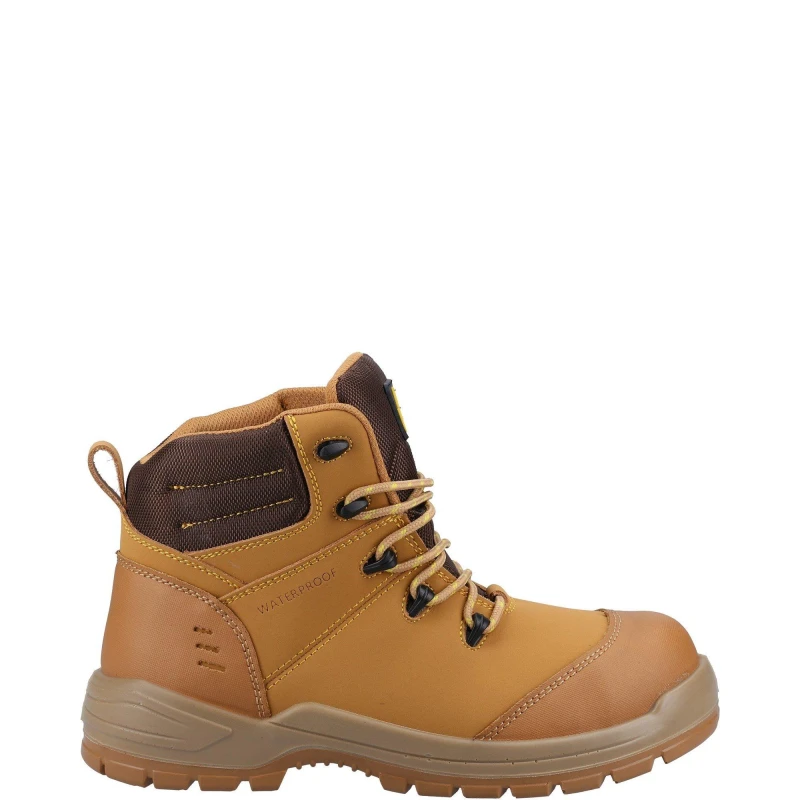 Image of Amblers Safety Mens 308C S3 SRC Metal Free Safety Boots UK Size 10.5 (EU 45) Honey AMB336-HONEY-10.5