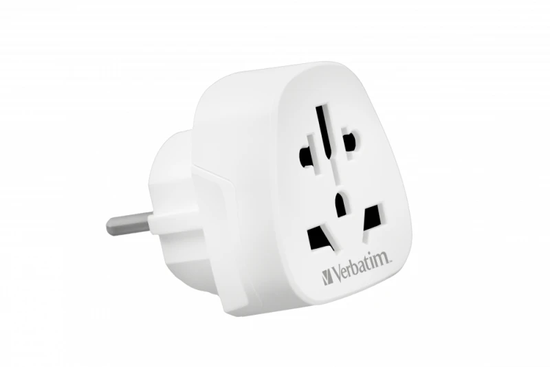 Image of Verbatim World to Europe Adapter WTEU-02 Travel Plug