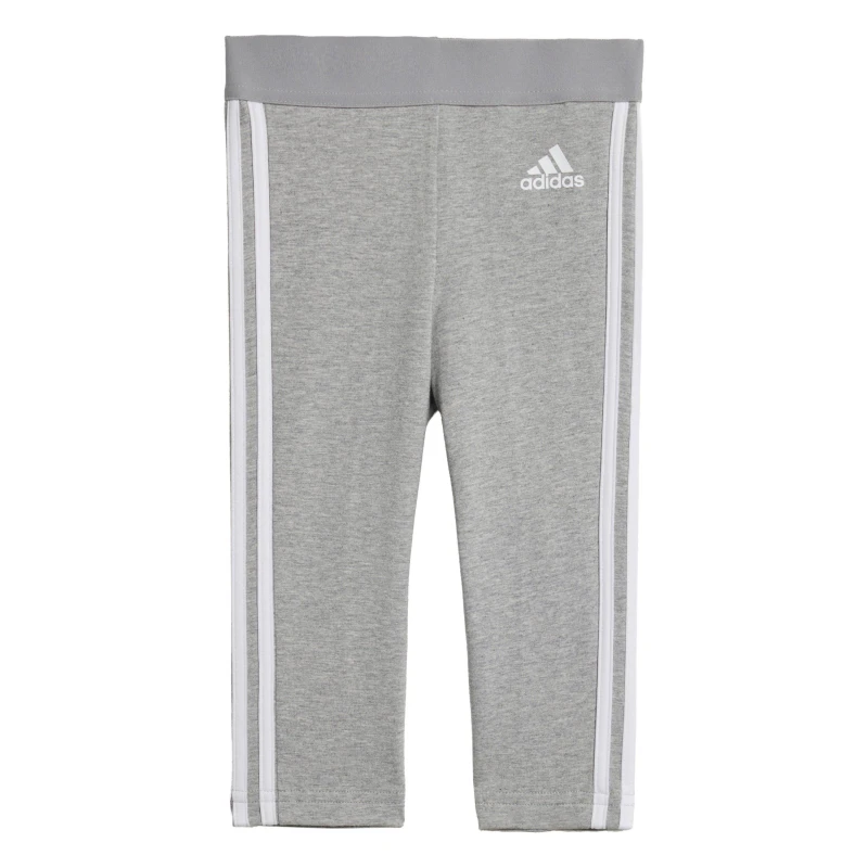 Image of adidas Girls 3 Stripes Leggings - Grey Grey 0-3 Months