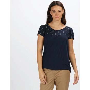 Image of Regatta Abalina Printed Top - 8 - blue