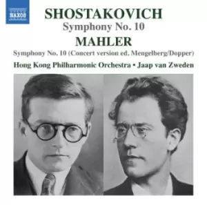 Image of Shostakovich Symphony No 10/Mahler Symphony No 10 by Dmitri Shostakovich CD Album