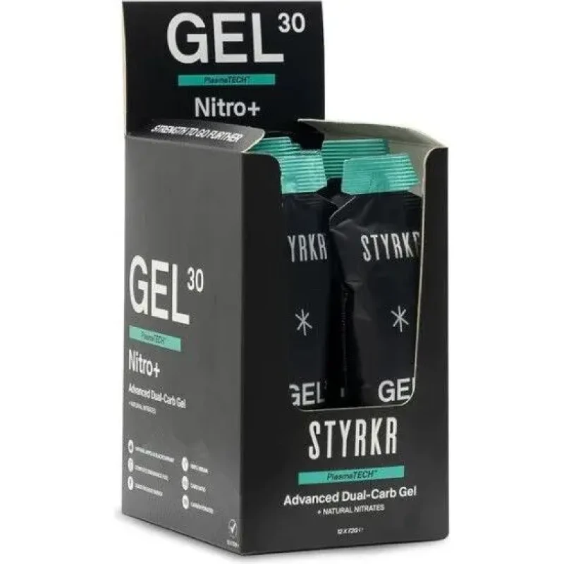 Image of Gel30 60 ml Nitro+ Styrkr (x12) Noir Unisex 60 ml