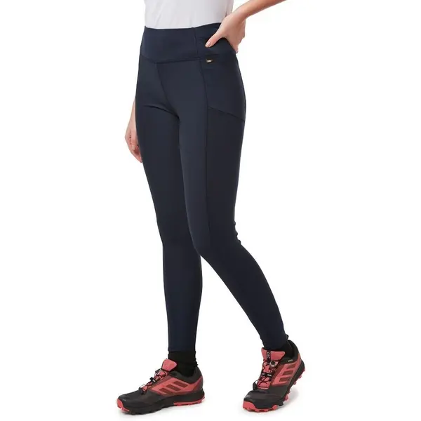 Image of Craghoppers Womens Velocity Lightweight Baselayer Trousers 10 - Waist 27' (69cm) Blue Navy CWJ1243-7V1-10
