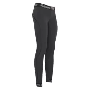 Image of Eurostar Riding Tights Athletic Softshell Fullgrip Winter Ladies - Black