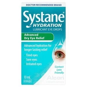 Image of Systane Hydration Lubricant Eye Drops For Dry Eyes 10ml