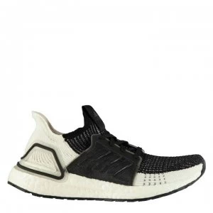 Image of adidas UltraBoost 19 Ladies Running Shoes - Black/White/Gry