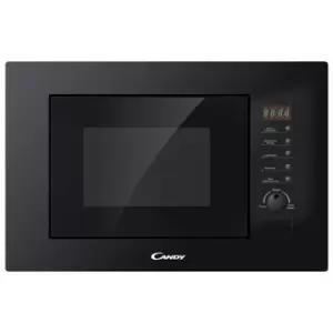 Image of Candy MIC20GDFN Built In Microwave Oven with Grill in Black 20L 800W