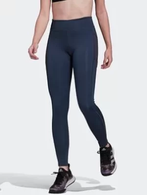 Image of adidas Tennis Match Leggings, Blue Size M Women