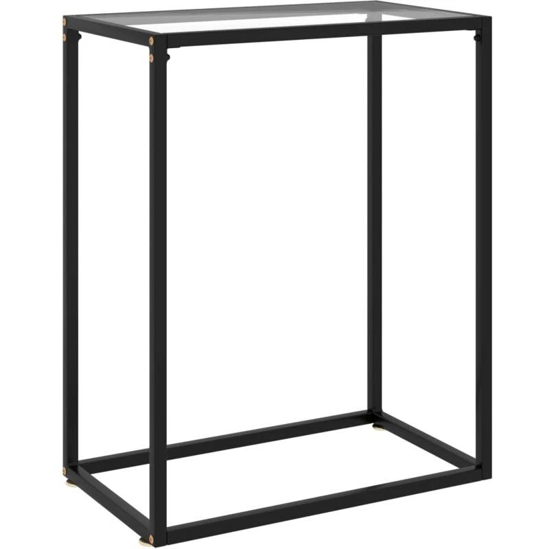 Image of VIDAXL Console Table Transparent 60x35x75cm Tempered Glass Vidaxl 8720286057315