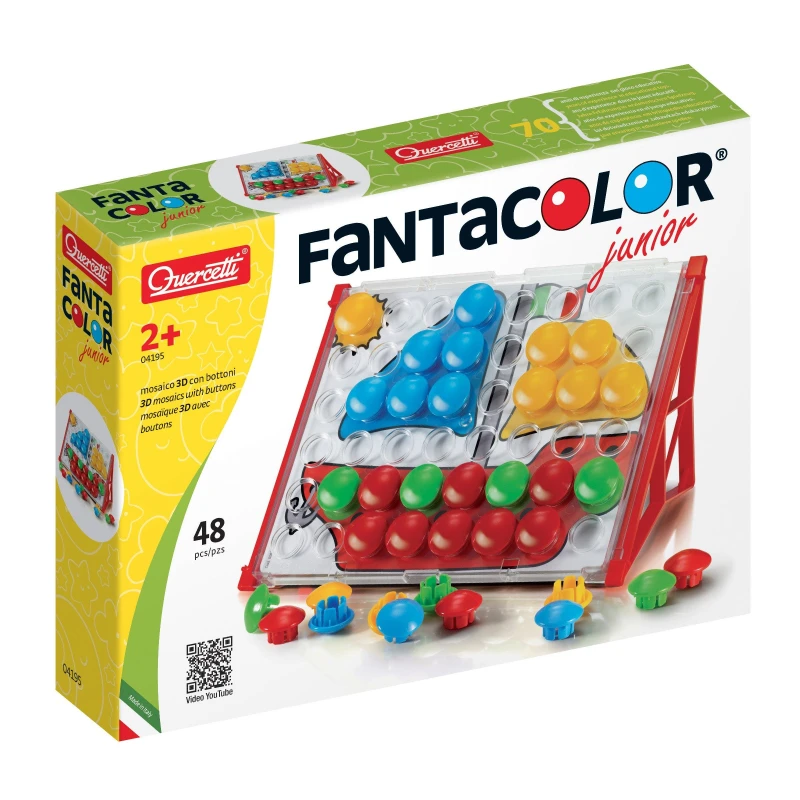 Image of Quercetti Fantacolor Junior Starter Set - 48 Pieces, Multi 4195