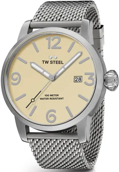 Image of TW Steel Watch Maverick 45mm - Cream TW-394