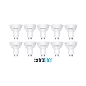 Image of Extrastar UK - ExtraStar GU10 7W LED Light bulb Daylight, 6500K (Pack of 10)