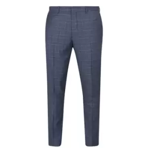 Image of Ted Baker Bollits Slim Fit Trousers - Blue
