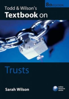 Image of Todd and Wilsons Textbook on Trusts by Sarah Wilson Paperback