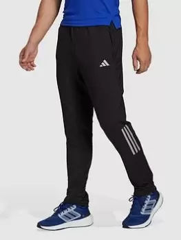Image of adidas Performance Own The Run Astro Knit Joggers, Black, Size S, Men