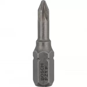 Image of Bosch Extra Hard Pozi Screwdriver Bits PZ1 25mm Pack of 3