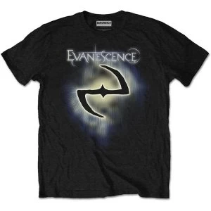 Image of Evanescence - Classic Logo Unisex Medium T-Shirt - Black