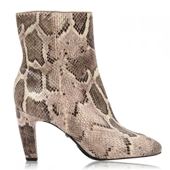 Image of Reiss Sophia Boots - Beige Leather