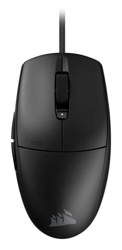 Image of CORSAIR M55 USB Optical Gaming Mouse 16000 DPI Black (CH-930F000-WW)