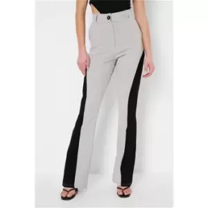 Image of I Saw It First Highwaisted Colour Block Flared Trouser - Black