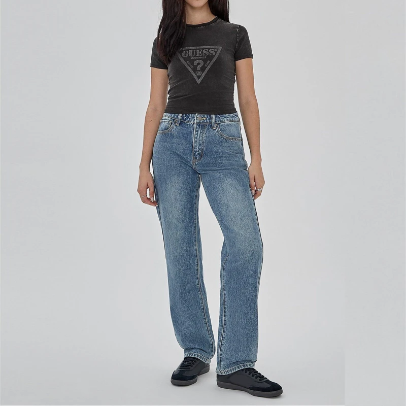 Image of Guess Logo Baby T-Shirt - Black 8