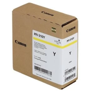 Image of Canon PFI310Y Yellow Ink Cartridge