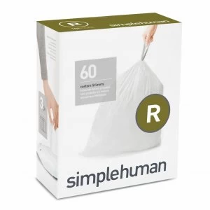 Image of simplehuman Bin Liner Code R 3 x 20 Pack 60 Liners