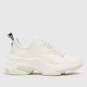 Image of Steve Madden White Match Girls Junior Trainers