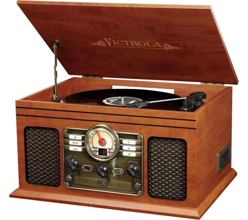 Image of VICTROLA Victrola Quincy VTA-200B-MAH-INT