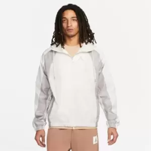 Image of Air Jordan Essentials Mens Woven Jacket - Beige