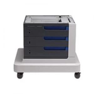 Image of HP Color LaserJet 3x500-sheet Paper Feeder and Stand