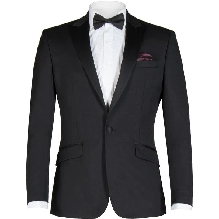 Image of Alexandre of England Wells Black Twill Dress Jacket - 36R