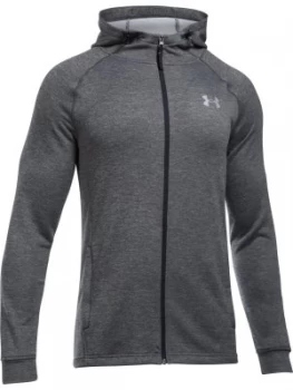 Image of Urban Armor Gear Mens Tech Terry Fitted FZ Hoodie Grey