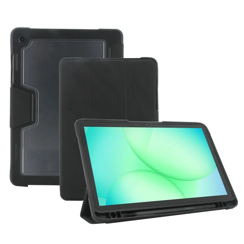 Image of Mobilis Mobilis 062016 tablet case 27.9cm (11") Flip case Black, Transparent 062016