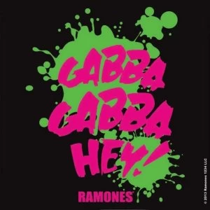 Image of Ramones - Gabba Gabba Single Cork Coaster