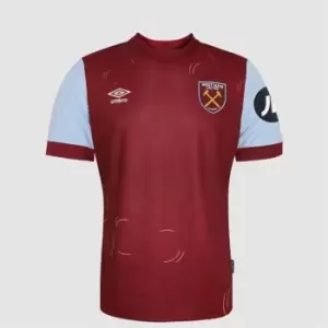 Image of Umbro West Ham United Home Shirt 2023 2024 Juniors - Red