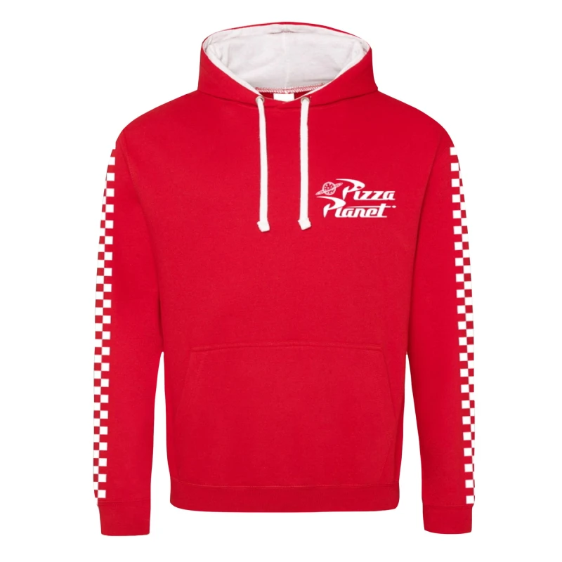 Image of Toy Story Pizza Planet Hoodie Red unisex