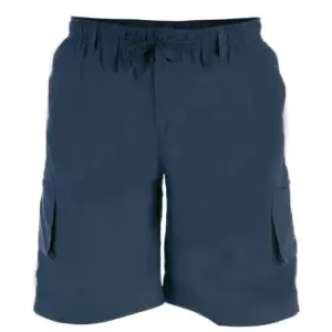 Image of Duke Mens Nick-D555 Shaped Leg Cargo Shorts (5XL) (Navy)